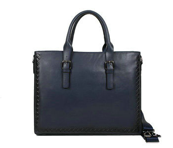 Bottega Veneta intrecciato VN briefcase 86011 blue Bottega Veneta intrecciato VN briefcase 86011 blue